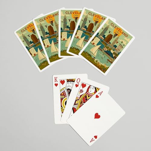 Baraja Poker Lantern Press Cleveland Ohio 52 Cartas miniatura 7