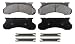 Wagner QuickStop ZX450 Semi-Metallic Disc Pad Set, Front