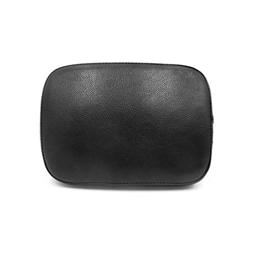 uxcell Black 6 Suction Cup Soft Motorcycle Pillion Passenger Pad Seat for Harley