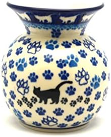 Polish Pottery Bubble Vase - Boo Boo Kitty