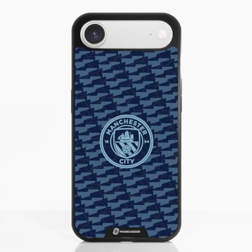 Coque iPhone 17 Air Man City noir en silicone housse de protection officielle Manchester City Apple