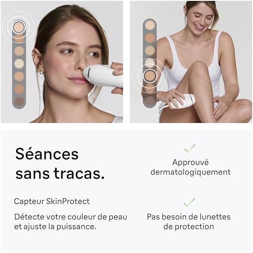 Épilateur à lumière pulsée BRAUN Silk·expert Mini Capteur de teint Tout le corps - vue 7