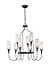 Seneca Nine Light Chandelier Finish: Polished Nickel