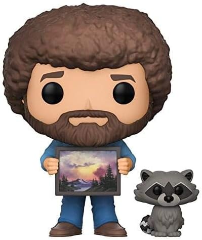 Funko POP! TV: Bob Ross - Bob Ross with Raccoon (Styles May Vary) Collectible Figure - Image 2