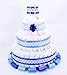 Torta di Pannolini 4 Piani Azzurra