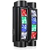 TOPQSC Party Spider Moving Light DJ podiumlamp, 8 LED 4-in-1 RGBW-geluid en 7/13CH DMX-bediening, discolicht voor feestjes, DJ-shows, disco’s, bars, clubs, concertverlichting (1 stuk)