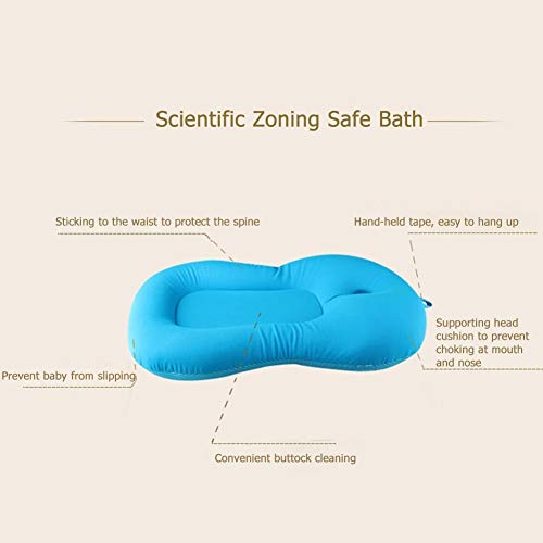 Douche de bébé sans glissade grâce au tapis flottant doux - 6