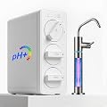 LCF 0.01?m Ultra-Filtration Under Sink Water Filter System, 3-Stage Alkaline Mineral pH+ Water Purifier, LED UV-C Ultr?violët SUS304 Faucet, Reduces up to 99.9% of Baçt?ria, Bad Taste & Chlorine