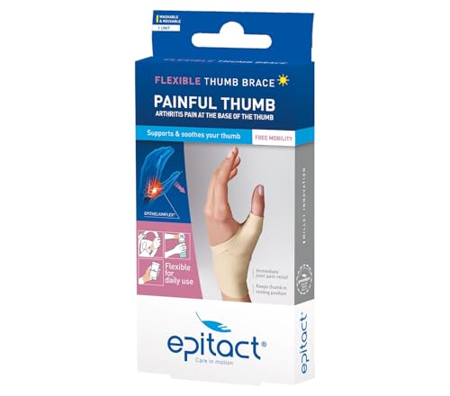 Epitact - Flexible Day Thumb Brace For Painful Thumbs - Left Hand - Size M