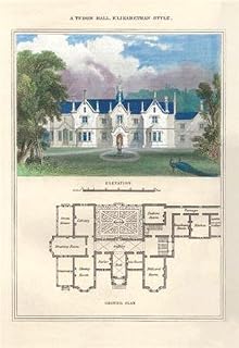A Tudor Hall Elizabethan Style 24x36 Giclee