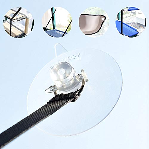 Baugger - Cat Window Hammock Sucção Copos Cat Window Perch Copos de Sucção Substituição de Sucção Co