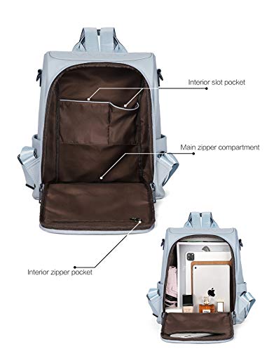 Image of Telena Backpack Purse for Women, PU Leather Anti Theft Travel Backpack Purse Shoulder Bags with Tassel
