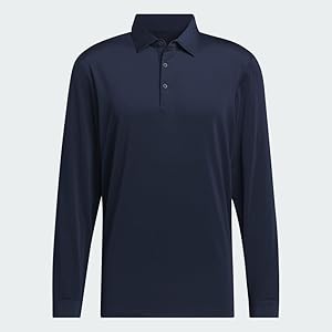 adidas Men's Core Long Sleeve Golf Polo Shirt