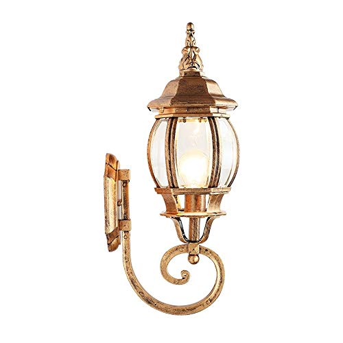 Sconces de lumière de mur étanche IP44 luminaire extérieur de luxe bronze