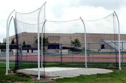 Gill Athletics14' x 55' Replacement Discus Cage Net