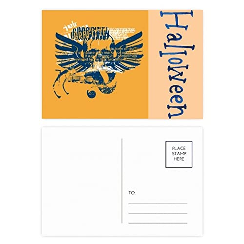 Cartes de remerciement avec ailes bleues pour éviter les pannes d'inspiration