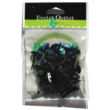 Prise de courant à œillets ronds Brd8 mm-292 C attaches parisiennes 8 mm pointe fine noire