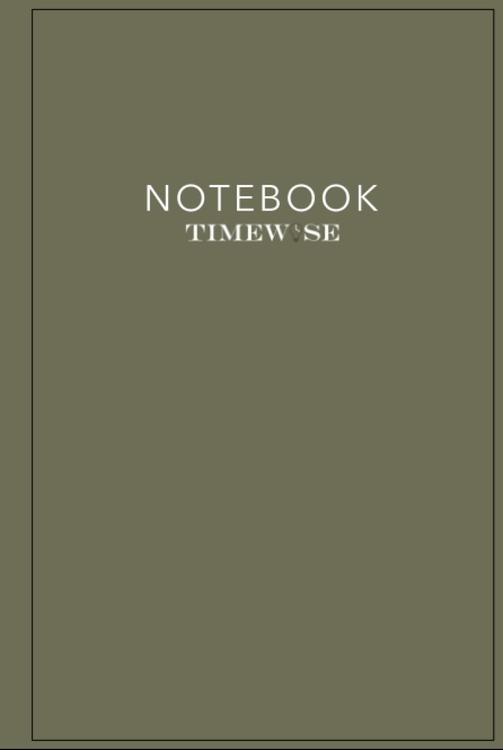 TimeWise Notebook - Pastel Green Colour Notebook. Hard Cover Diary With 100 Pages. High Quality Notebook And Diary