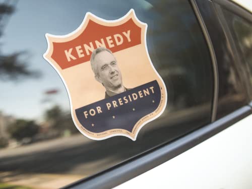 Robert F. Kennedy Jr. Rfk For President 2024 Democrat Vintage Style Political Campaign Bumper Sticker - Pick Your Size - Matte Finish - Waterproof (5 Inch) #TOP4