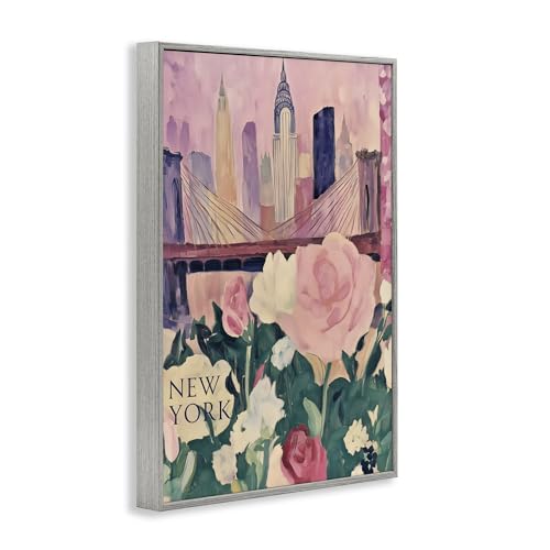 Impression giclée New York Spring Cityscape Stupell Industries cadre de qualité