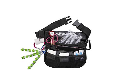KangaPak Nursing Organizer Belt - New Microfiber Design - 9 Pocket Utility Pouch