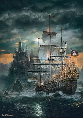 Clementoni 31682 - Puzzle The Pirate Ship de 1500 piezas multicolor miniatura 2
