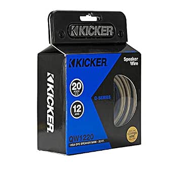 Kicker 46QW1220 Q-Series 12AWG Speaker Wire, 20 FT