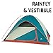 Kelty Discovery Basecamp Backpacking Tent, 4 or 6 Person Camping Backpacking Shelter, Large Capacity, Fast Setup and Easy Tear Down, Stuff Sack Included (4 Person)