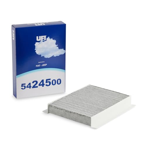 UFI Filters, Filtro Abitacolo ai Carboni Attivi 54.245.00, Filtro Abitacolo per Ricambio, Adatto a Auto, Applicabile su Diversi Modelli Fiat e Jeep