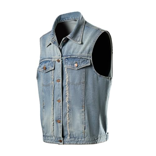 Chaleco vaquero holgado ideal para tus tardes de terraza de verano 3