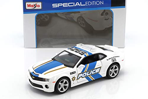 Preisvergleich Produktbild Maisto Chevrolet Camaro SS RS Polizei Baujahr 2010 1:24