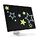 Produktbild kwmobile Hülle kompatibel mit Apple iMac 21.5" - PC Bildschirm Schutzhülle - Computer Cover Case Sternenmix Hellgrün Blau Schwarz