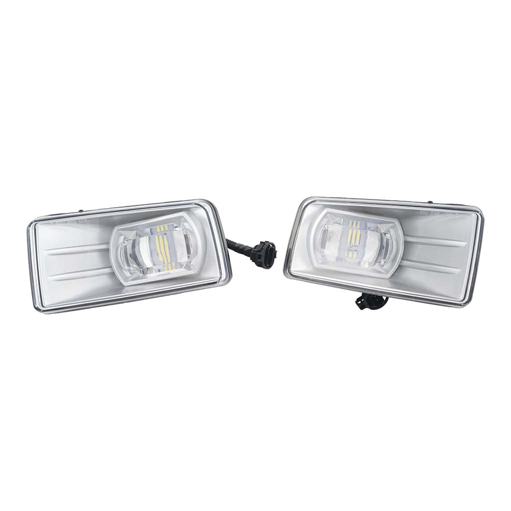Fog Light Assembly Compatible with 2015 2016 2017 2018 GMC Yukon XL Bumper Driving LED Fog Lights Lamps PAIR Partslink: GM2593160, GM2592160, OEM: 22872763, 22872762