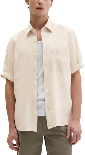 Marc O'Polo 623742841002 Camisa de Vestir, marrón, XS Hombres