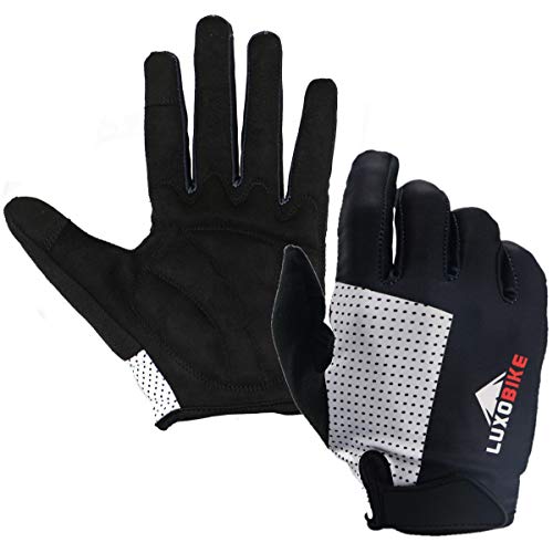 LuxoBike Cycling Gloves MTB Mountain Bike Gloves Biking Gloves Men Women Road Bicycle