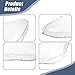 XQSMWF Front Left Right Side Headlight Cover Headlamp Clear Lens Shell Cover A2198202961 A2198203061 Compatible with Mercedes-benz W219 CLS Class 2006 2007 2008 2009 2010 2011 Pack of 2