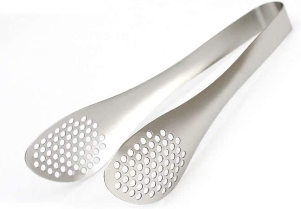 Pinces de cuisine en inox durable pour un service impeccable de gâteau et de pain