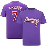 MASATAKA Yoshida Shirt T-Shirt Jersey Baseball No Brand/Logos 100% Cotton for Purple Mens/Womens/Kids