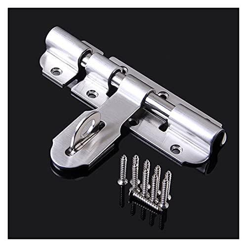 Motor de puerta corrediza, 2 PCS Cerradura de puerta de acero inoxidable Pestillo de seguridad Puerta Puerta Puerta Pernos de barril Hasp Bloqueo