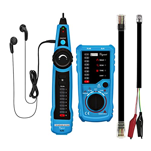 FWT11 RJ11 RJ45 Telephone Wire Tracker Tracer Toner Ethernet LAN Network Cable Tester Line Continuity Check