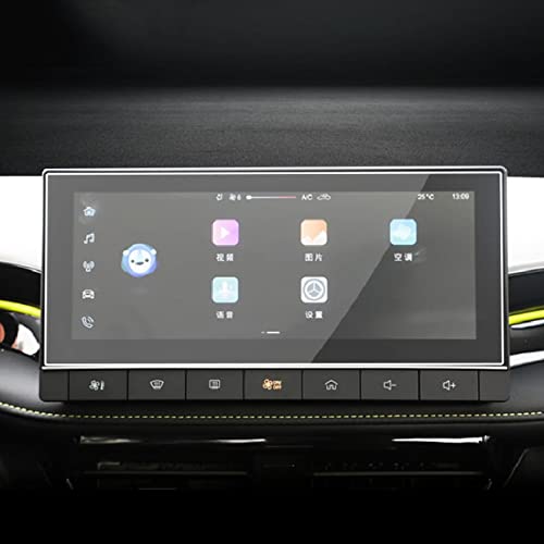 Funiur Painel de instrumentos de tela do carro endureceu filme de vidro GPS Velocímetro De proteção