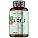 Produktbild Biotin Tabletten - 12.000mcg Vitamin B7 (D-Biotin) - 365 Stk für 1 Jahr Vorrat - Vegane Haar Vitamine für Männer & Frauen - Biotin trägt zur Aufrechterhaltung von normalem Haar & Haut bei - MaxMedix