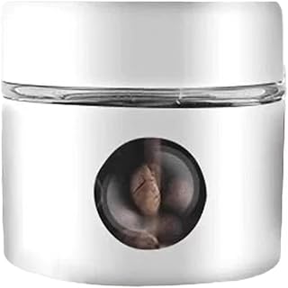 Mauedest Mini Tarro de Café de Vidrio Hermético: Recipiente Portátil para Almacenar Café en Polvo y Té, Accesorios de Cocina y Café de Color