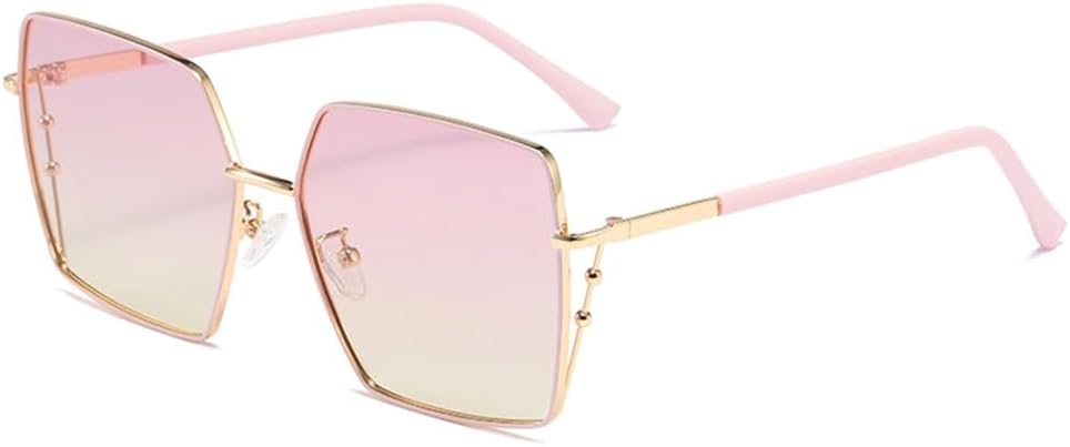 Women Polarized Sunglasses Metal Anti UV Sun Glasses Polygon Eyeglasses Frames Men Visor Eyewear