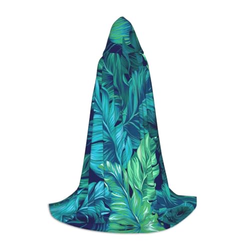 Cape à capuche palmier pour costume médiéval Halloween original mixte