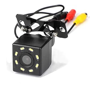 DUTTY Auto Achteruitrijcamera Universele 8 LED Nachtzicht Backup Parking Reverse Camera Waterdichte 170 Groothoek HD…