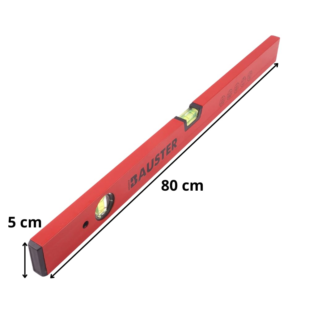 Poziomica precyzyjna aluminiowa do budowy i renowacji (80 cm)
