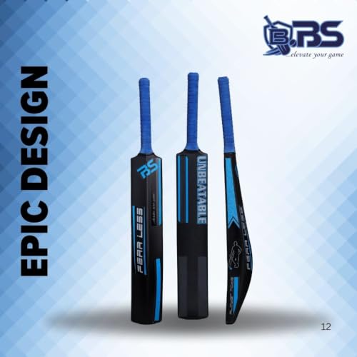 Image of BARKHA Full Size Plastic Turf Cricket Bat for Men, Tennis & Wind Ball