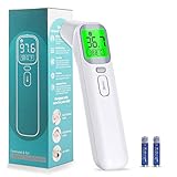 Fieberthermometer Kontaktlos, KALAOK Infrarot Thermometer Digitales Kinder Stirnthermometer Infrarot mit Fieberalarm Sofortige Ablesung Infrarot Fieberthermometer für Baby, Erwachsener