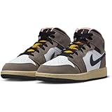 [ナイキ] エア ジョーダン 1 ミッド SE J AIR JORDAN 1 MID SE ホワイト/ケイブストーン/ダークサルファー/オイルグレー HQ2014-100 25.0cm
